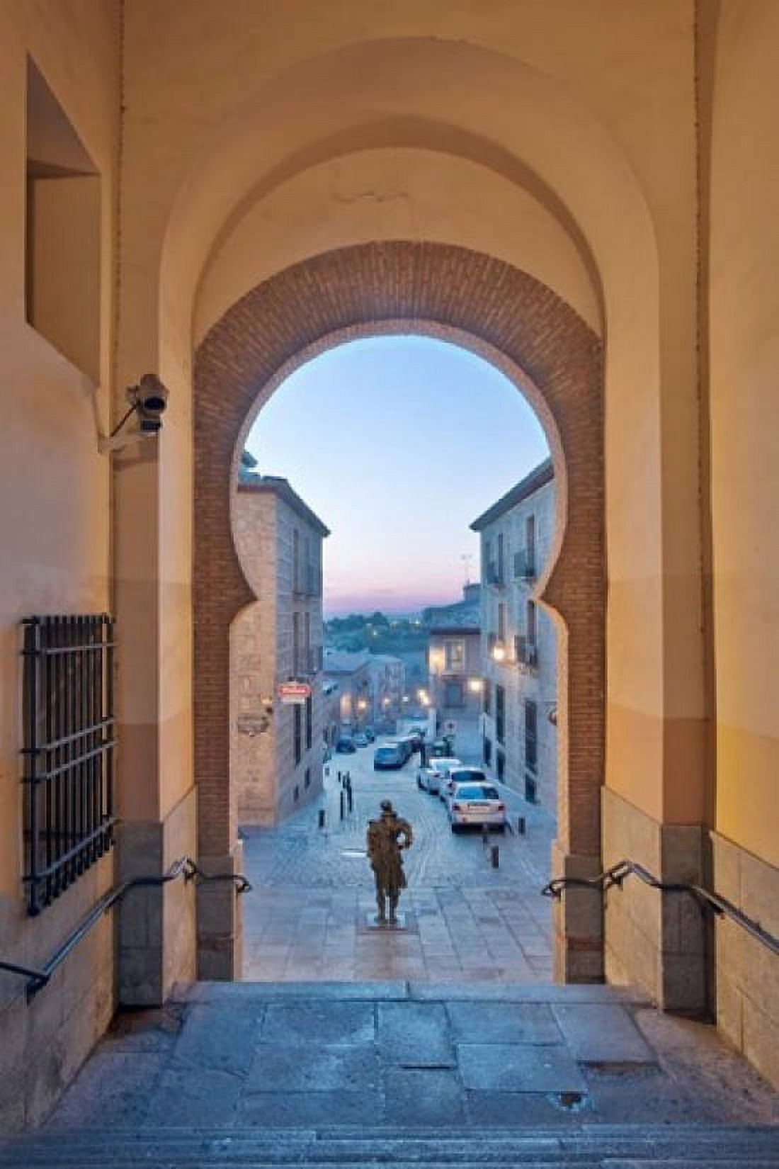 Gate to Zocodover Square (Plaza Zocodover) Toledo Spain Canvas Art - Rob Tilley DanitaDelimont (19 x 29)