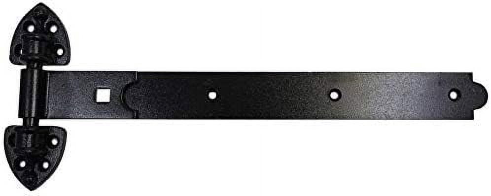 GatePro Heavy Duty Suffolk Style Gate Latch - Black Finish | Traditional Decorative Latch For Wood Gates & Doors (Up To 3" Thick)