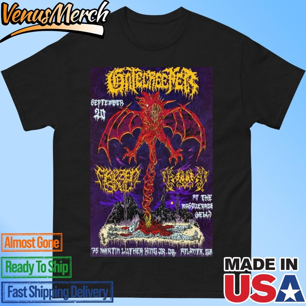 Gatecreeper Sep 20 2024 The Masquerade Hell In Atlanta Ga Poster Shirt