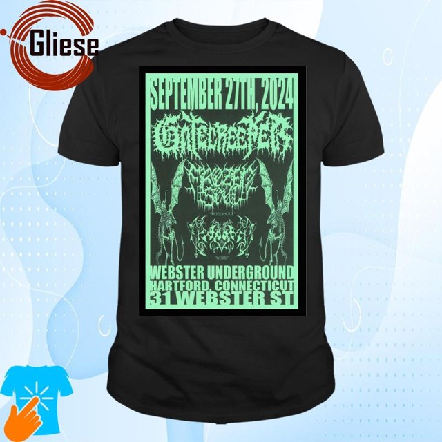 Gatecreeper September 27 2024 The ster Hartford Ct Tour Poster T