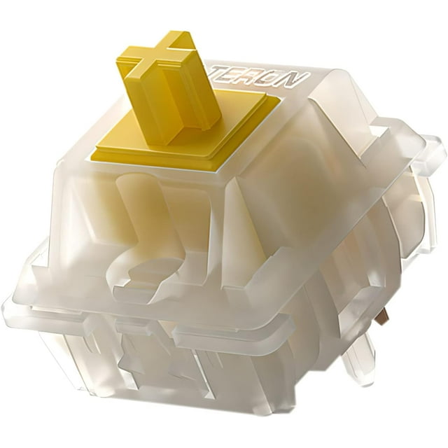 Gateron Milkyyellow Switches Smooth And Quiet Linear 5 Pin Mx