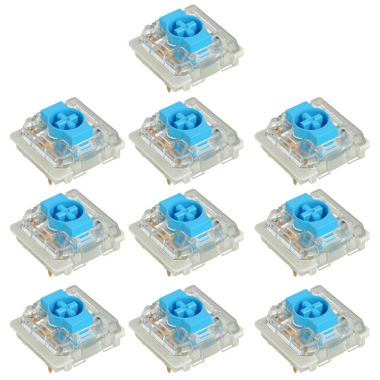 Gateron2.0 Low Profile Switch For Mechanical Keyboard KS-33 Red Blue Brown Axis 3Pins for Customized PC Keyboards Switch