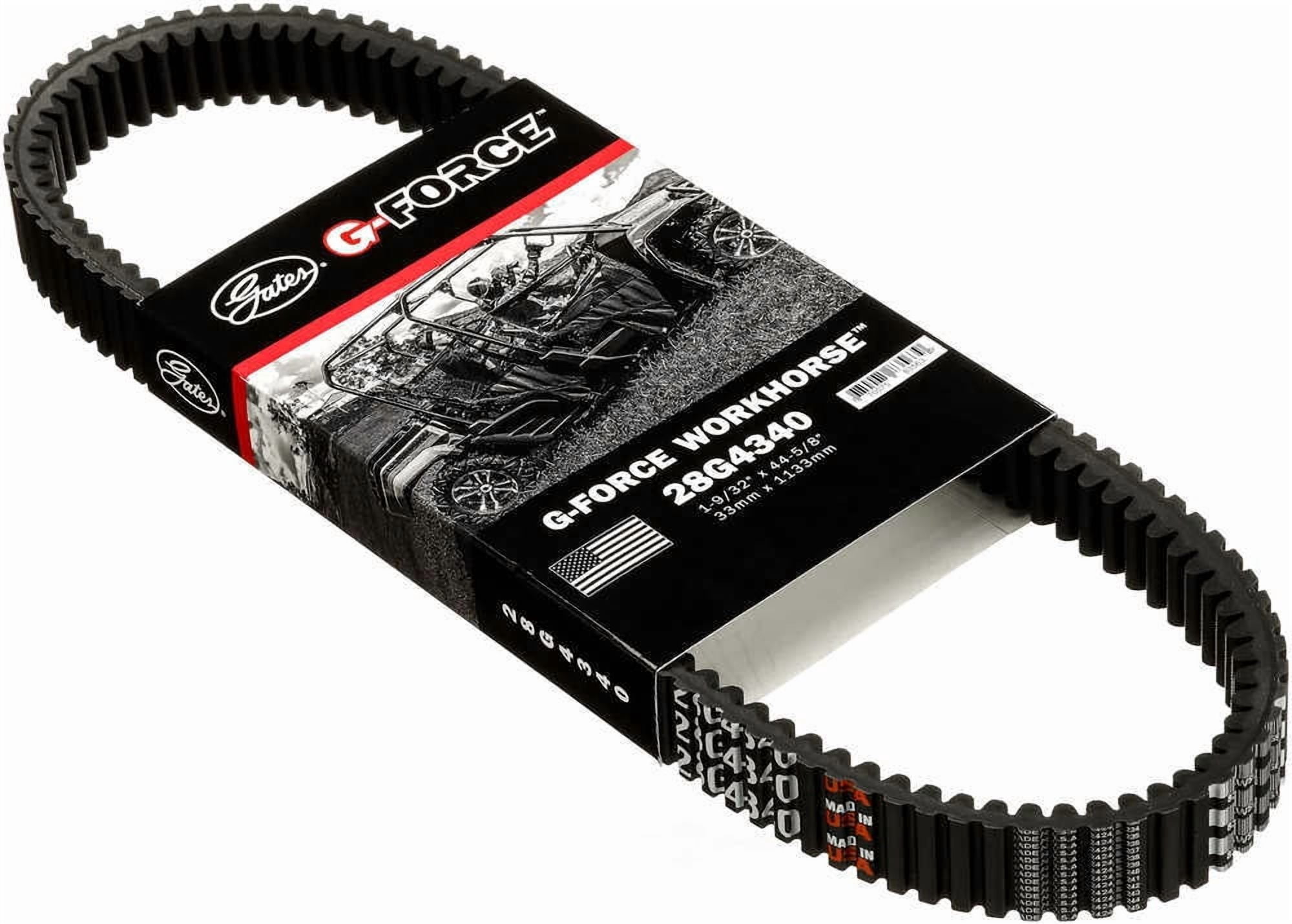 Gates 28G4340 G-Force Workhorse Continuously Variable Transmission (CVT) Belt