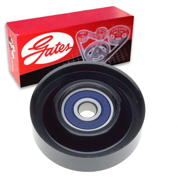 Gates AC DriveAlign Drive Belt Tensioner Pulley compatible with Hyundai Elantra 1.8L 2.0L L4 1996-2012
