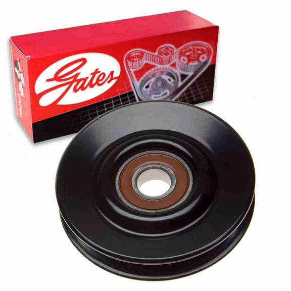Gates AC DriveAlign Drive Belt Tensioner Pulley compatible with Nissan Frontier 2.4L L4 1998-2011