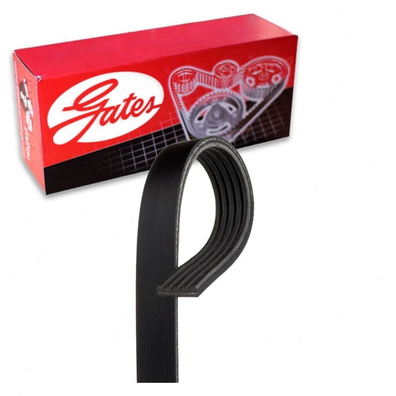 Gates AC Stretch Fit Micro-V Serpentine Belt compatible with Mazda 3 Sport 2.0L L4 2010-2013