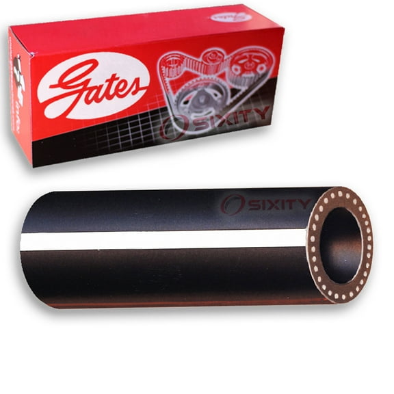 Gates Aux Heater To Pipe Safety Stripe HVAC Heater Hose compatible with Ford E-350 Econoline Club Wagon 5.8L V8 1996