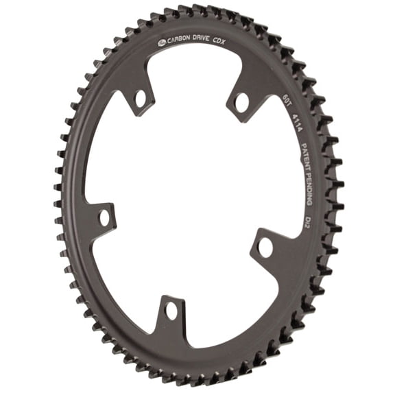 Gates Carbon Drive Belt Drive CDX Front Sprocket, 130BCD, 60t Di2