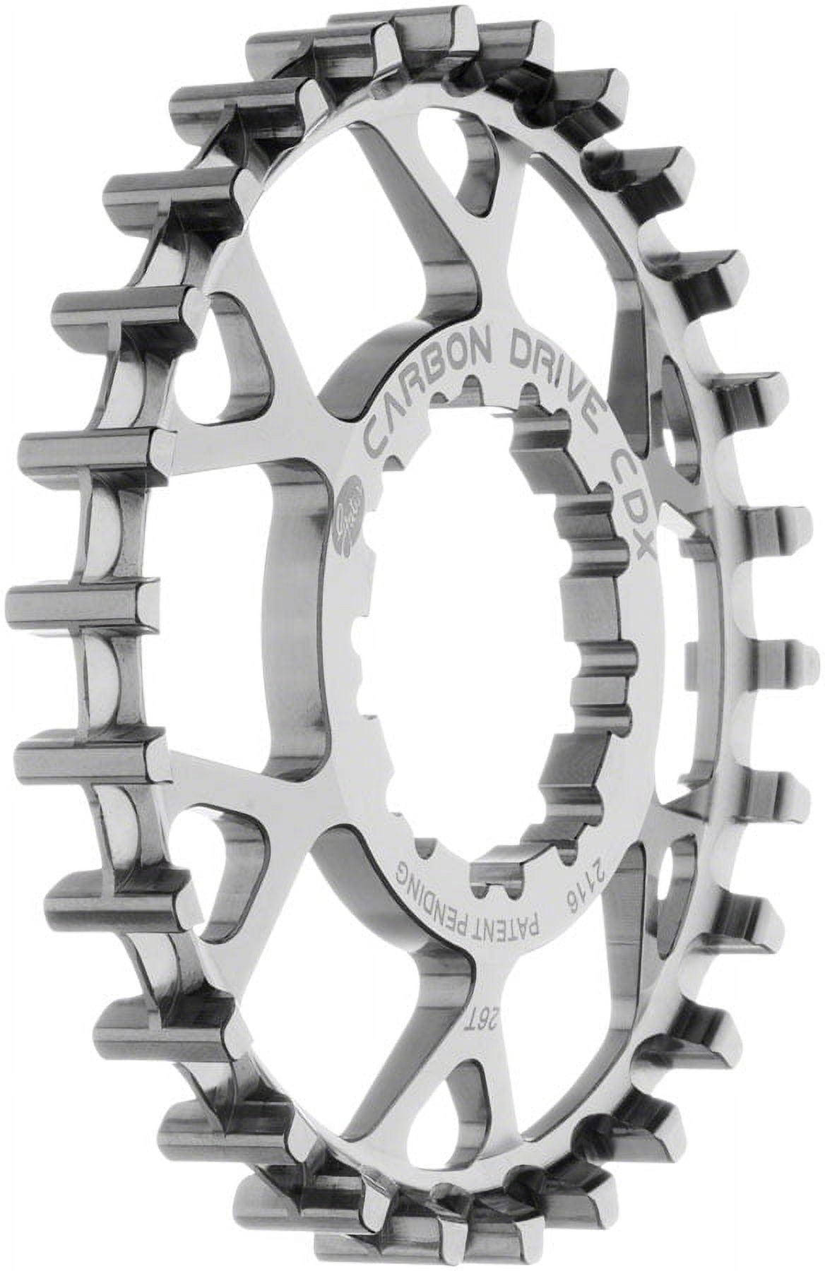 Gates Carbon Drive CDX CenterTrack Rear Sprocket 26 tooth, Compatible with 9spline Shimano