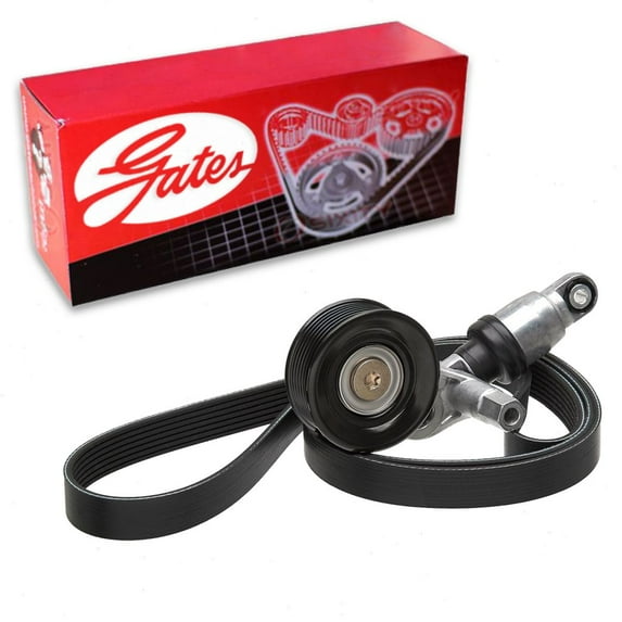 Gates Complete Serpentine Belt Drive Component Kit compatible with Honda Accord 2.4L L4 2013-2017