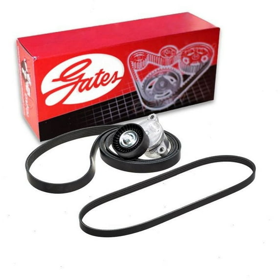 Gates Complete Serpentine Belt Drive Component Kit compatible with Lincoln Navigator 3.5L V6 2015-2017