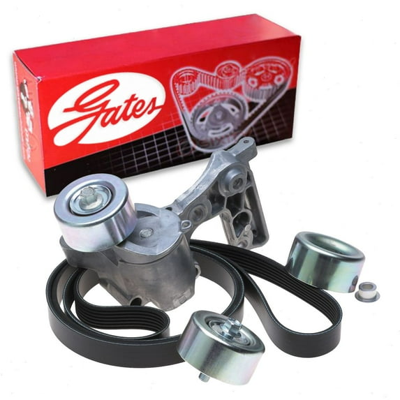 Gates Complete Serpentine Belt Drive Component Kit compatible with Toyota Tacoma 4.0L V6 2005-2015