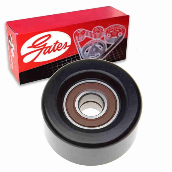Gates DriveAlign Drive Belt Idler Pulley compatible with Hummer H3 3.5L 3.7L L5 2006-2010