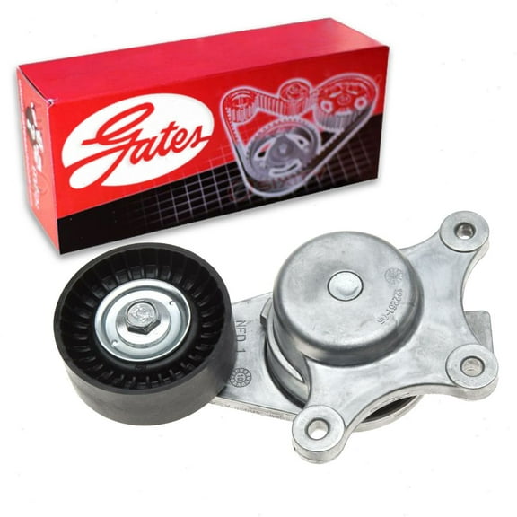Gates DriveAlign Drive Belt Tensioner Assembly compatible with Ford Explorer 3.5L V6 2011-2019