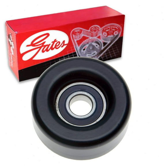 Gates DriveAlign Drive Belt Tensioner Pulley compatible with Ford F-150 4.6L 5.0L 5.4L 5.8L V8 1990-2010