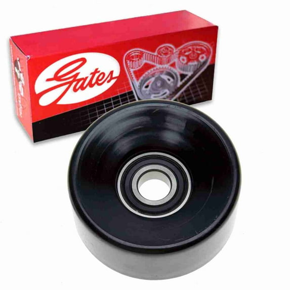 Gates DriveAlign Drive Belt Tensioner Pulley compatible with Ford F-250 HD 7.3L V8 1997