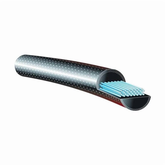 Gates Endless Round Belt,Solid,3/8 In,Rubber 6 X 36 RE BELT