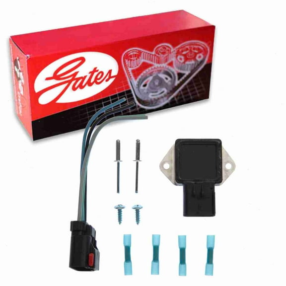 Gates Engine Cooling Fan Module compatible with Dodge Grand Caravan 2.4L 3.0L 3.3L 3.8L L4 V6 1997-2000