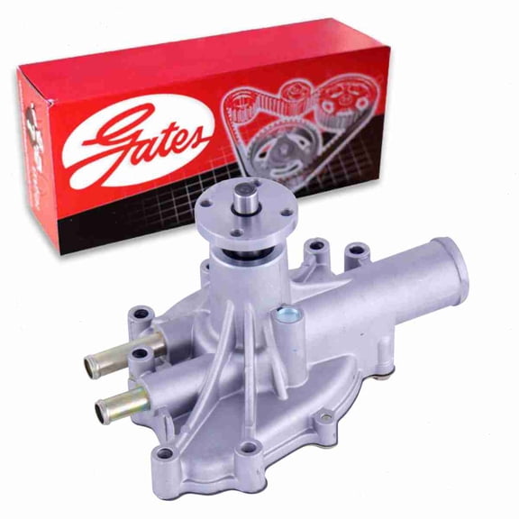 Gates Engine Water Pump compatible with Ford F-150 5.0L 5.8L V8 1987-1996