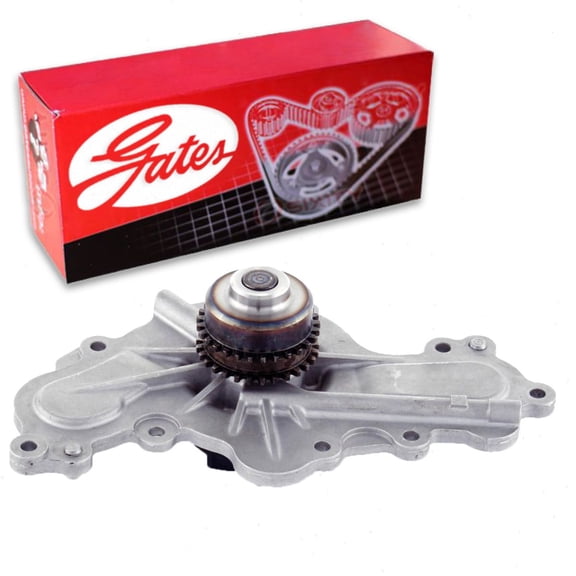 Gates Engine Water Pump compatible with Ford Taurus 3.5L V6 2010-2016
