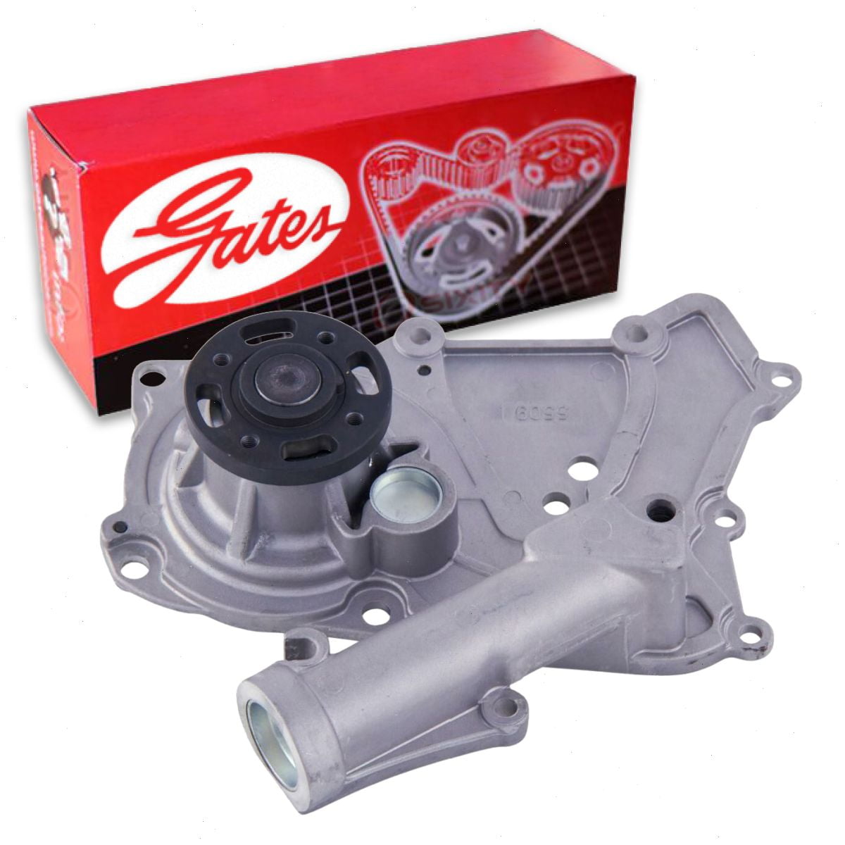 Gates Engine Water Pump compatible with Hyundai Sonata 3.3L V6 2006 ...