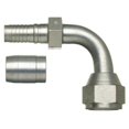 thumbnail image 1 of Gates Female JIC 37 Flare Swivel - 90 Bent Tube - Steel (C14), 1 of 2