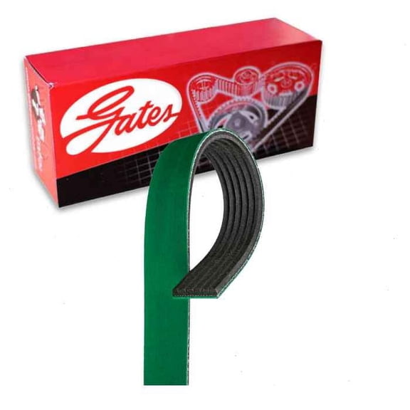 Gates FleetRunner Micro-V Serpentine Belt compatible with Lincoln Navigator 3.5L V6 2015-2017
