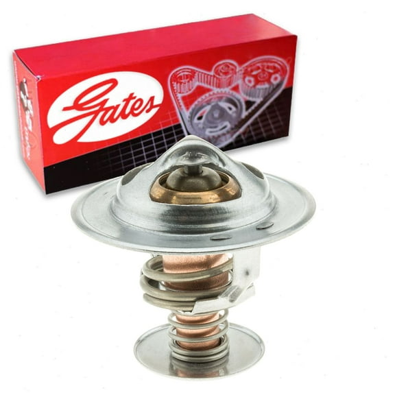 Gates Front Engine Coolant Thermostat compatible with Chevrolet Silverado 3500 HD 6.6L V8 2007-2019