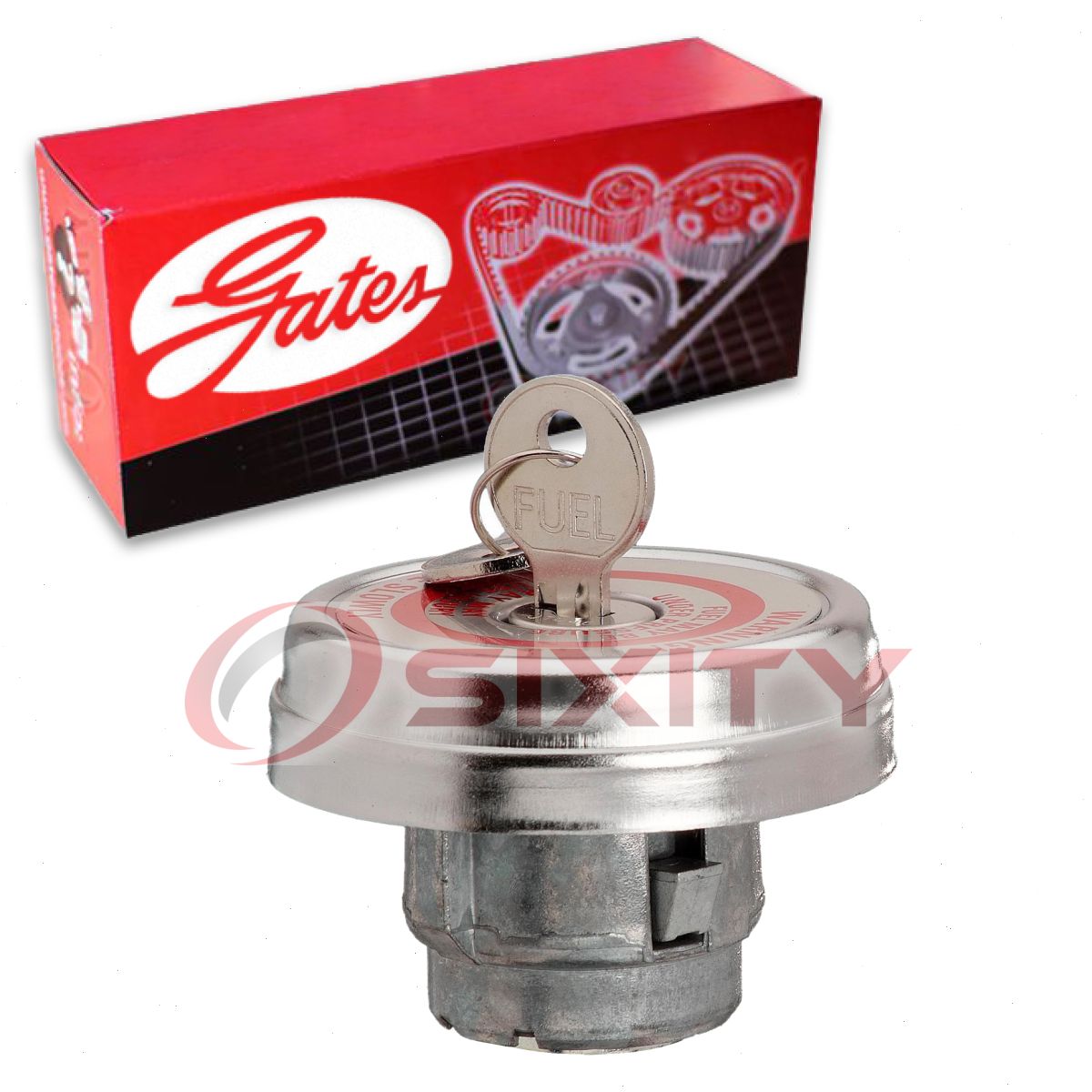 Gates Fuel Tank Gas Cap compatible with Ford F-250 3.9L 4.9L 5.0L 5.9L 6.4L 7.5L L6 V8 1971-1976
