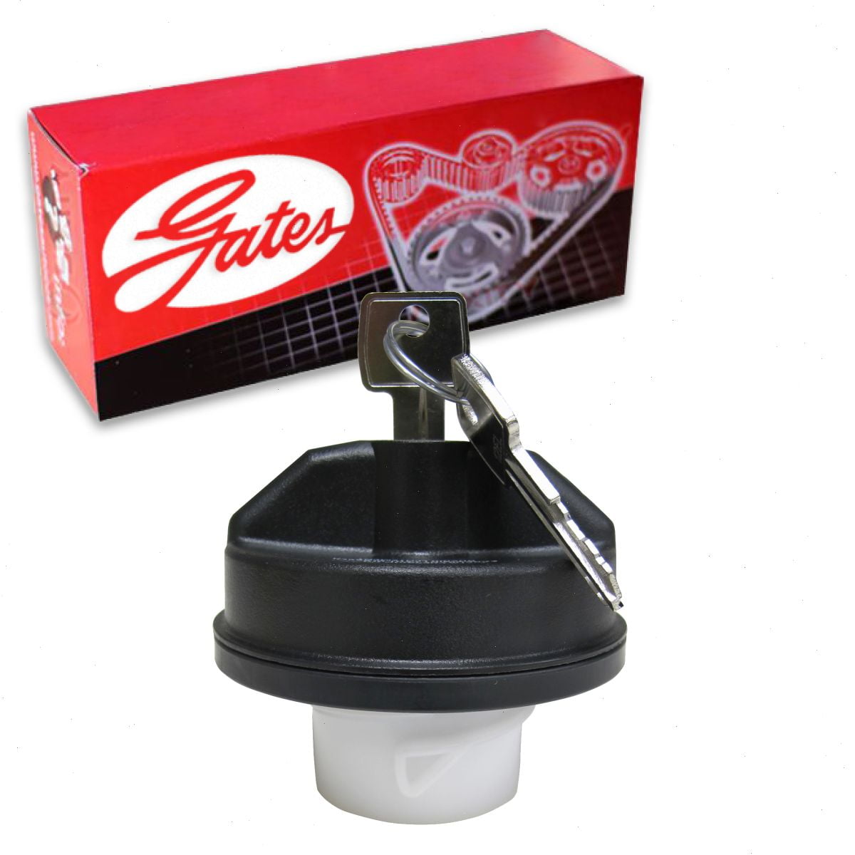 Gates Fuel Tank Gas Cap compatible with Ford F-350 Super Duty 5.4L 6.2L 6.4L 6.7L 6.8L V10 V8 2005-2014