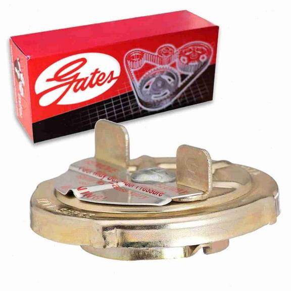 Gates Fuel Tank Gas Cap compatible with Ford Galaxie 500 3.6L 3.7L 3.9L 4.3L 4.7L 4.8L 5.0L 5.8L 6.4L 6.6L 6.7L 7.0L L6 V8 1962-1970 (1 3/8" shallow cam, does NOT fit deep cam filler neck)