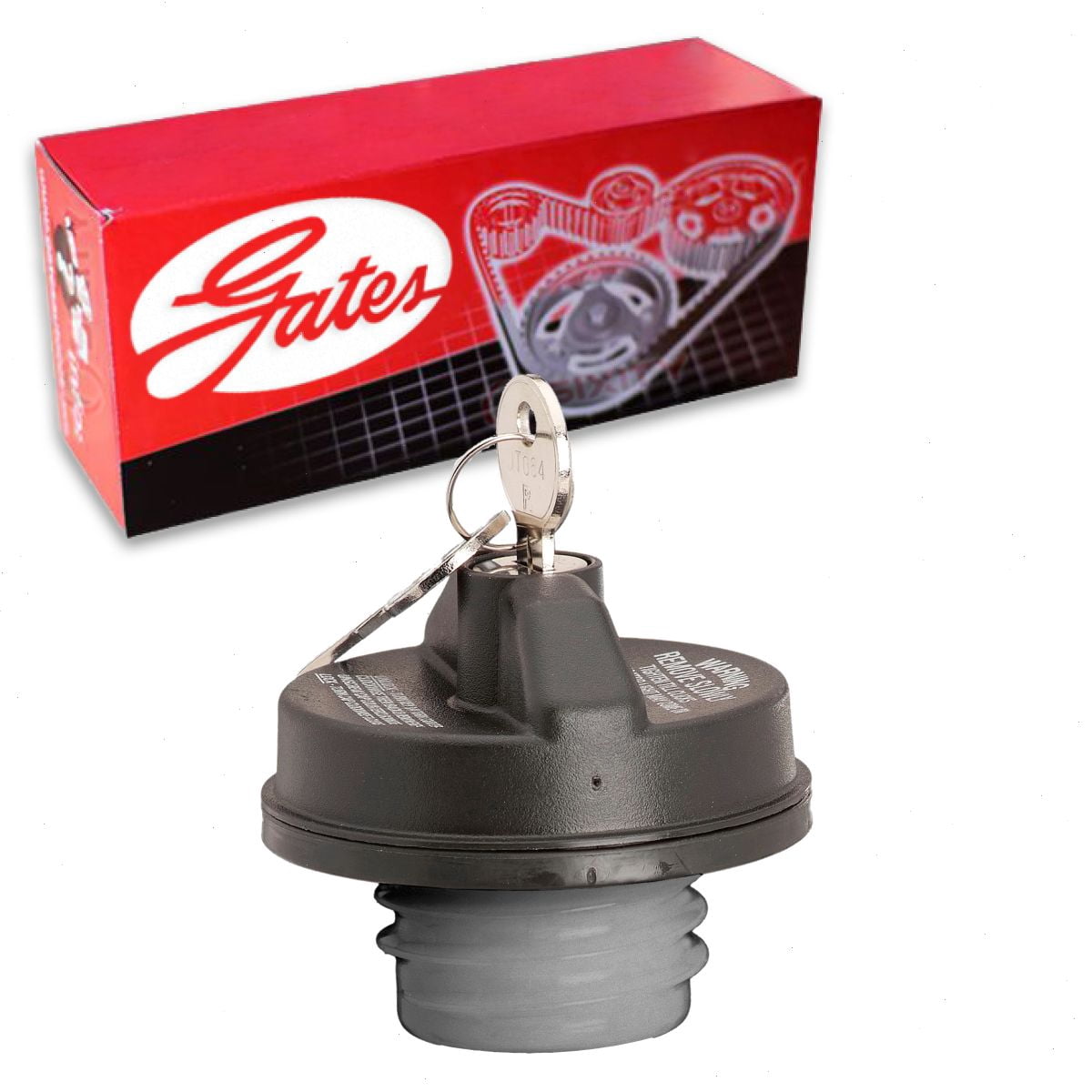 Gates Fuel Tank Gas Cap compatible with Honda Civic 1.3L 1.5L 1.6L 1.7L 1.8L 2.0L 2.4L L4 1992-2015