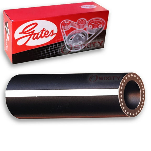 Gates Heater Safety Stripe HVAC Heater Hose compatible with Oldsmobile Golden Rocket 88 6.1L V8 1957