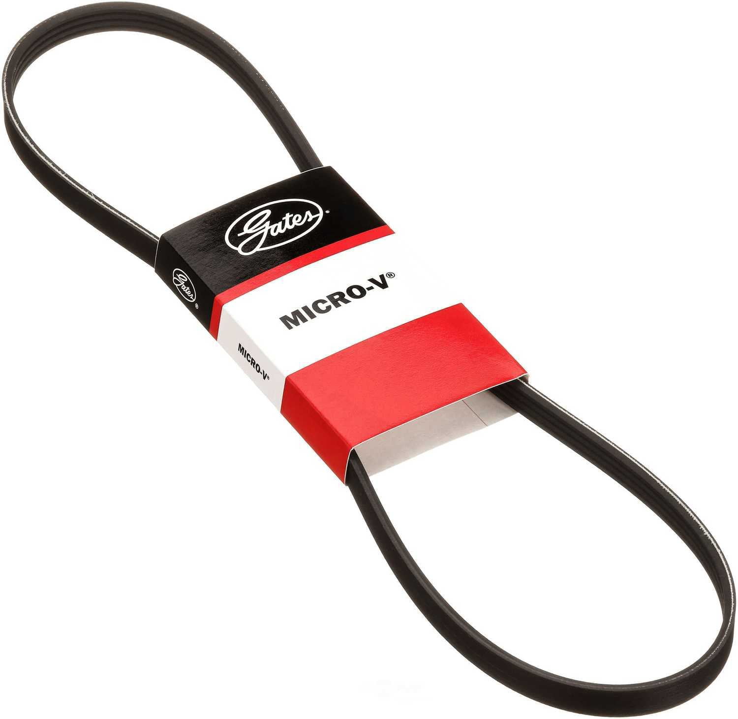Gates K040434A Micro-V Aramid Cord Serpentine Drive Belt