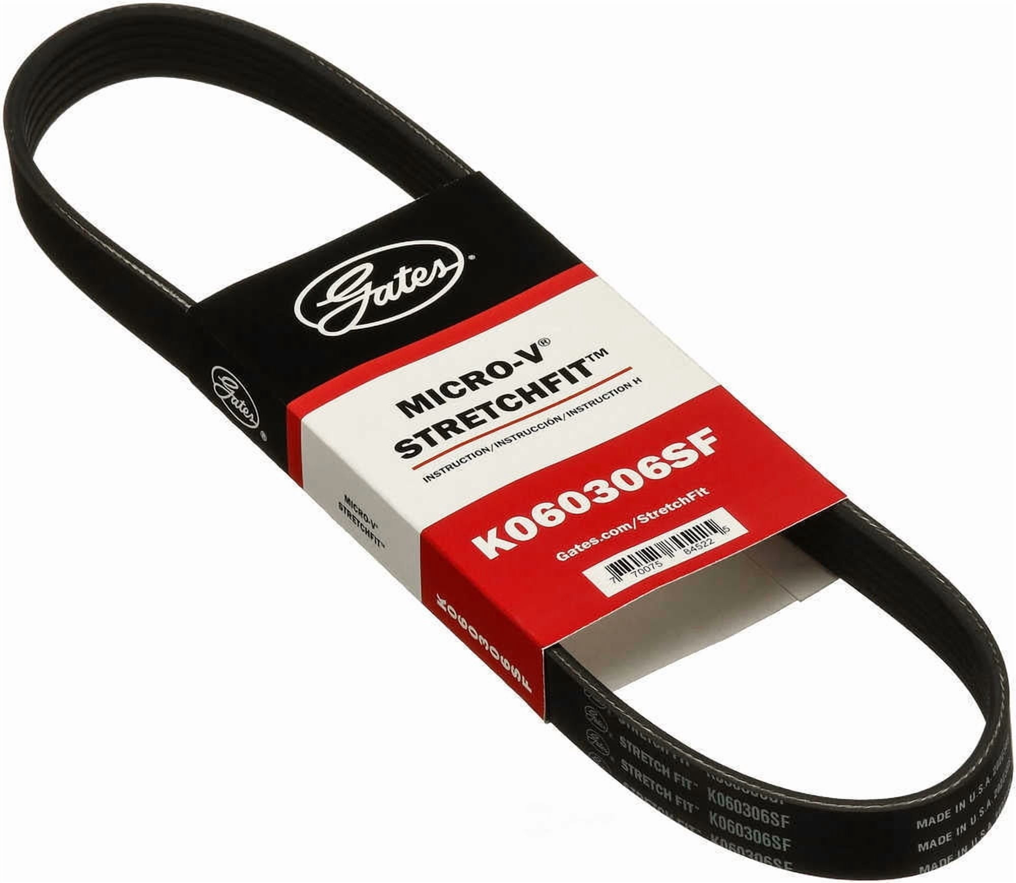 Gates K060306SF Stretch Fit Micro-V Serpentine Drive Belt