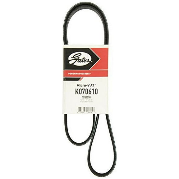 Gates K070610 V-Belt Fits select: 2008-2016 TOYOTA HIGHLANDER, 2011-2017 TOYOTA SIENNA