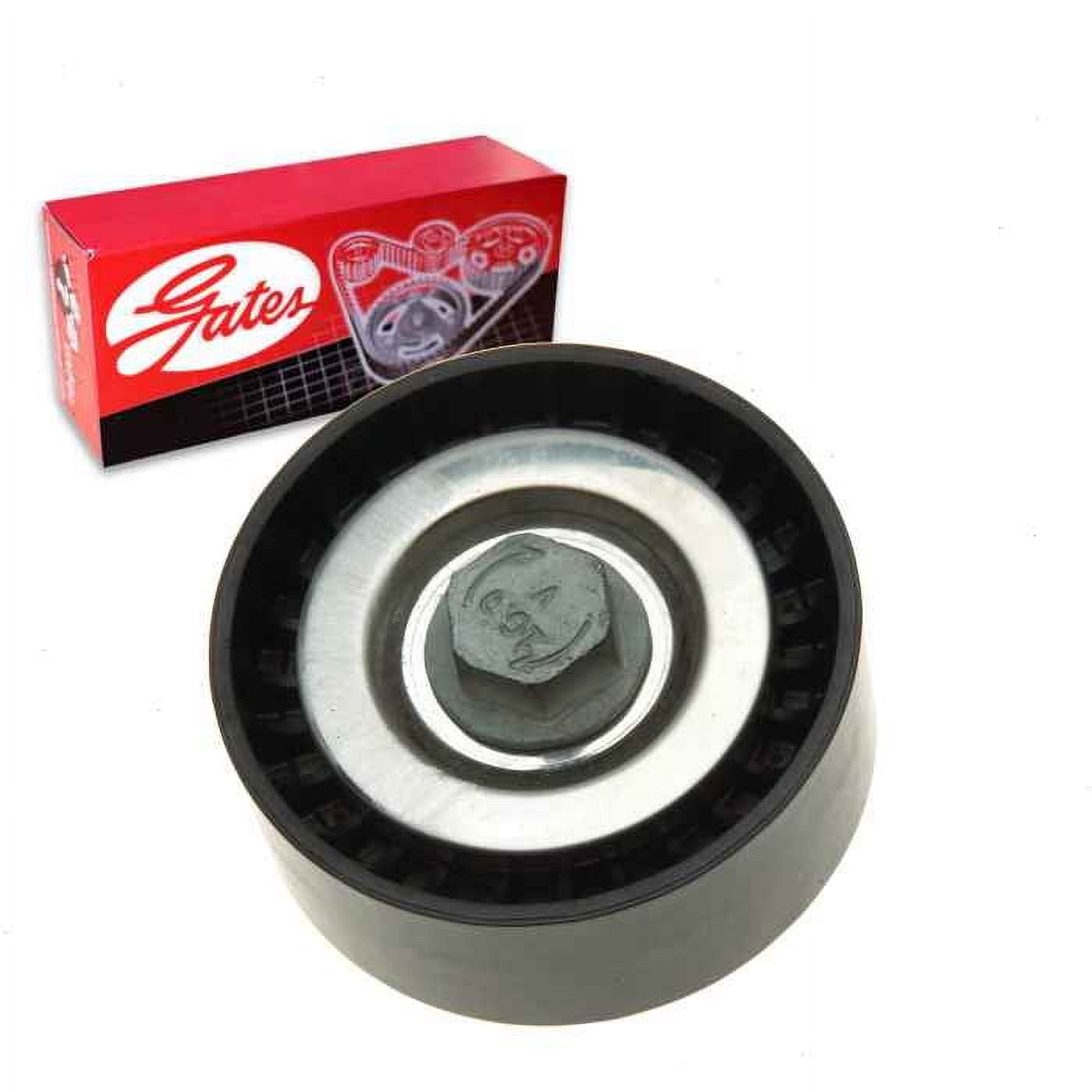 Gates Lower DriveAlign Drive Belt Idler Pulley compatible with Jeep Compass 2.0L 2.4L L4 2013-2017