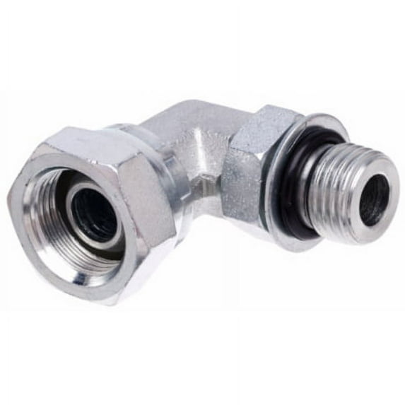 Gates Male O-Ring Boss to Female Pipe Swivel NPSM - 90 (SAE to SAE)