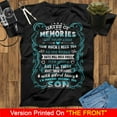thumbnail image 1 of Gates Of Memories Will Never Close How Much I Miss You No One Knows I'm Forever Missing You Son My Guardian Angel T Shirts, 1 of 2