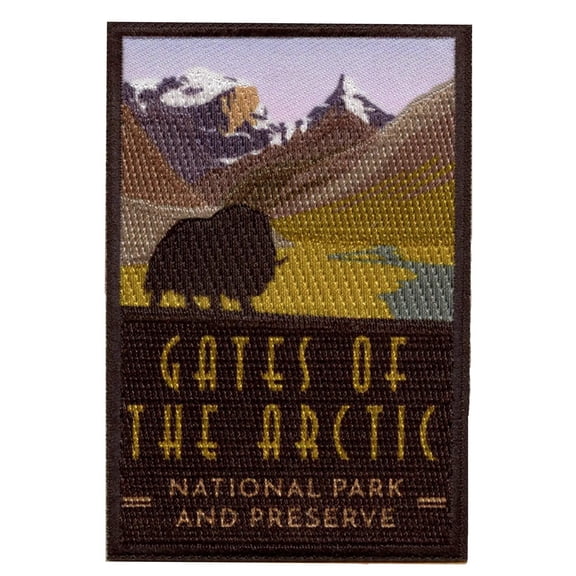 Gates Of The Arctic Patch Alaska National Park Sublimated Iron On
