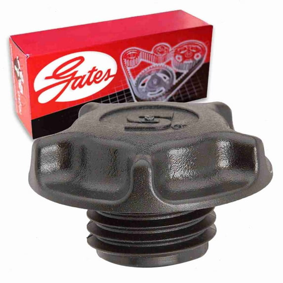 Gates Oil Filler Cap compatible with Ford E-350 Econoline Club Wagon 4.9L 5.4L 5.8L 6.8L 6.9L 7.3L 7.5L L6 V10 V8 1985-2002