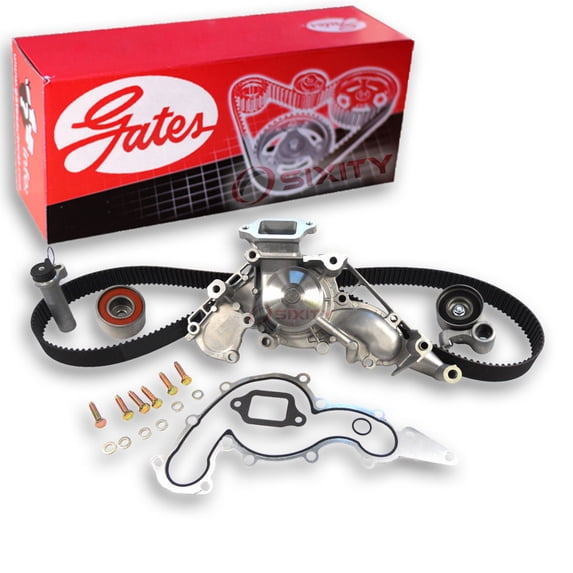 Gates PowerGrip Timing Belt Kit w Water Pump compatible with Lexus LS400 4.0L V8 1998-2000
