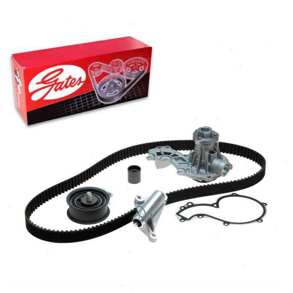 Gates PowerGrip Timing Belt Kit w Water Pump compatible with Volkswagen Passat 1.8L L4 1998-1999