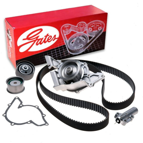 Gates PowerGrip Timing Belt Kit w Water Pump compatible with Volkswagen Passat 2.8L V6 1998-2005