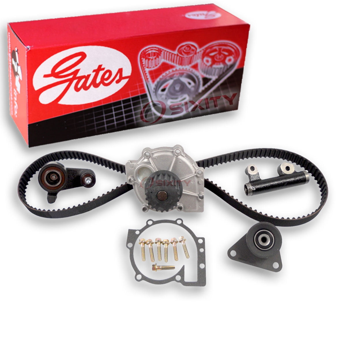 DNJ Timing Belt Kit With Water Pump For Acura/Honda 3.2L-3.5L V6 (2000-2004) | TBK284WP
