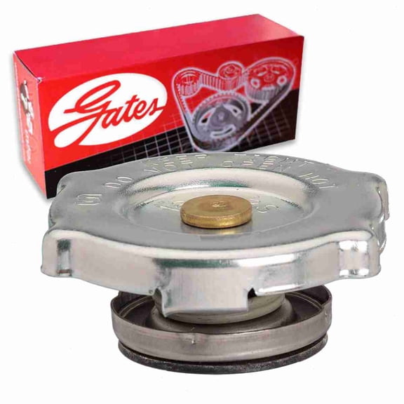 Gates Radiator Cap compatible with Chevrolet Chevelle 3.2L 3.8L 4.1L 4.6L 5.0L 5.3L 5.4L 5.7L 6.5L 6.6L 7.4L L6 V8 1965-1973