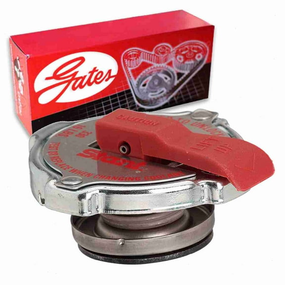 Gates Radiator Cap compatible with Chevrolet Nova 2.5L 3.8L 4.1L 4.3L 5.0L 5.7L 6.5L L4 L6 V8 1969-1976