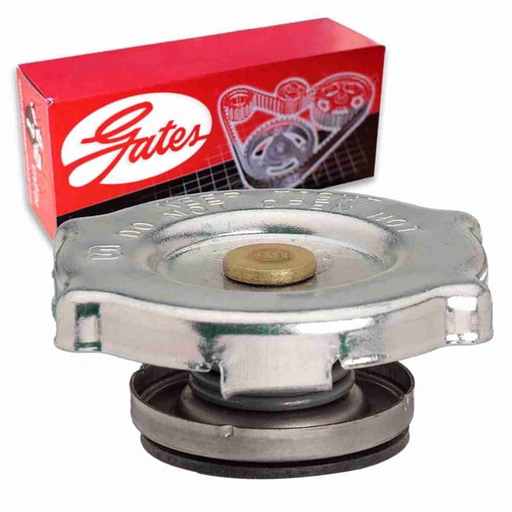Gates Radiator Cap compatible with Fiat 124 1.4L 1.6L 1.8L 2.0L L4 1973-1982