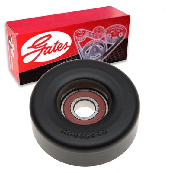 Gates Smooth Pulley DriveAlign Drive Belt Idler Pulley compatible with Ford Explorer Sport Trac 4.6L V8 2007-2010