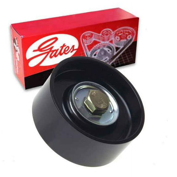 Gates Smooth Pulley DriveAlign Drive Belt Idler Pulley compatible with Infiniti G37 3.7L V6 2008-2013
